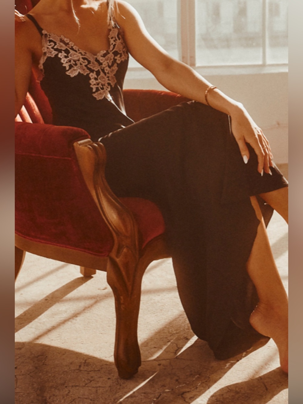 Silk dress by Agent Provocateur